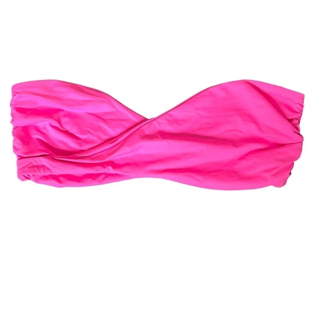 Frankies Bikinis Margot Hot Pink Bikini Set Top and Bottom Size Medium